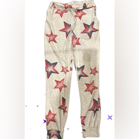 Viamor brand Star printed Jogger pants. - Picture 1 of 3